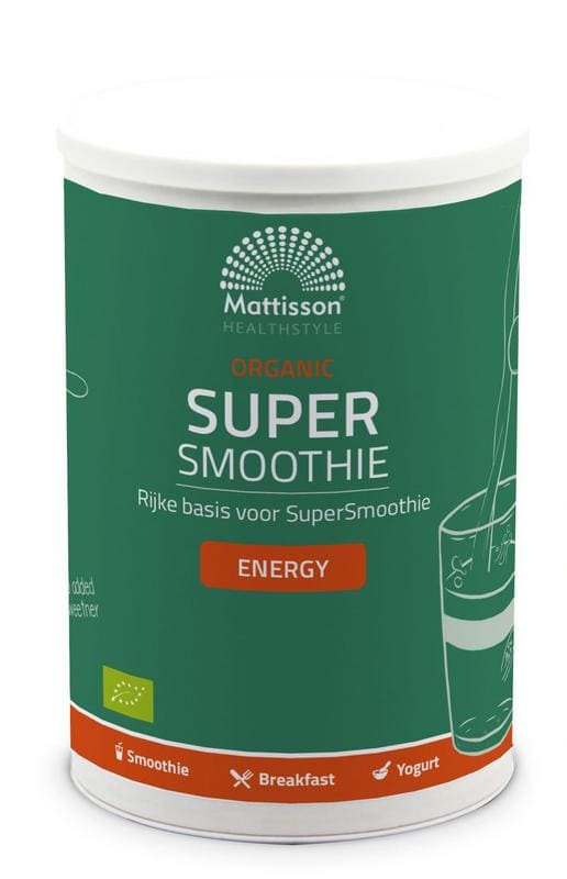 Mattisson Organic supersmoothie energy bio 500 gram