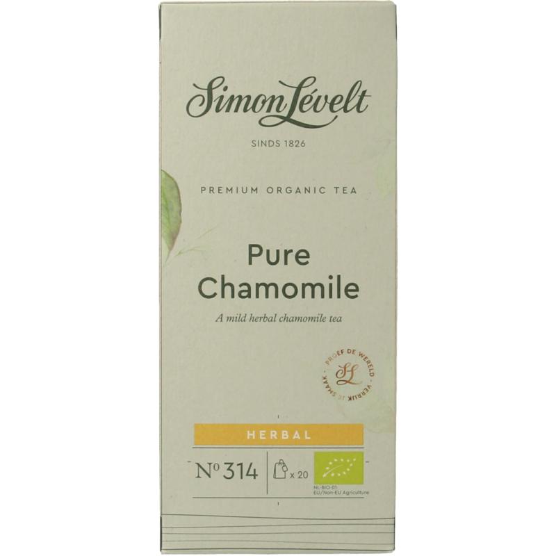 Simon Levelt Pure chamomile bio 20 zakjes