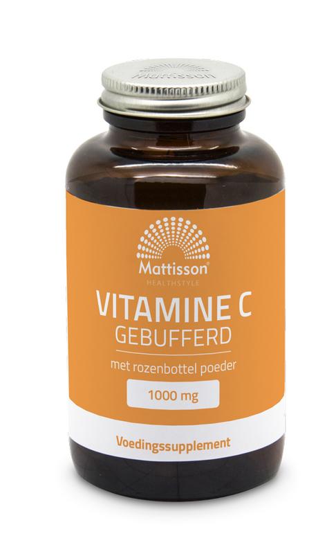 Mattisson Vitamine C gebufferd calcium & magnesium ascorbaat 90 capsules