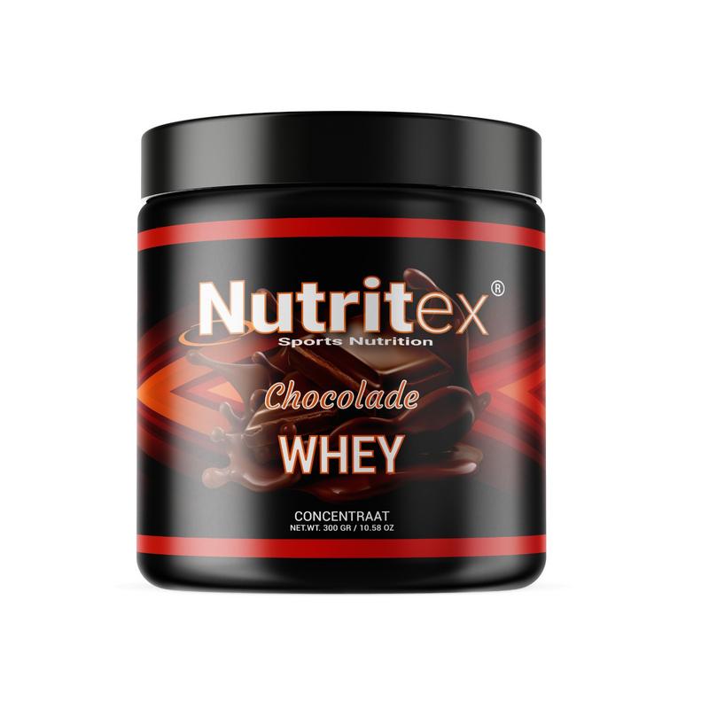Nutritex Whey proteine chocolade  300 - 750 gram