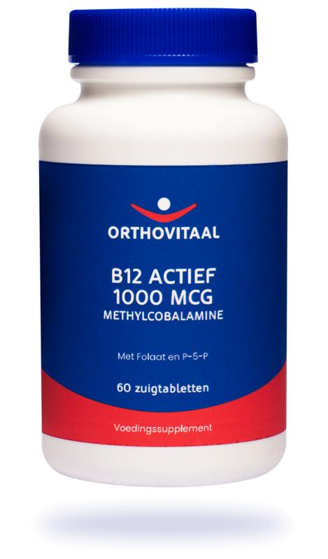 Orthovitaal B12 Actief 1000mcg 120 - 60 zuigtabletten