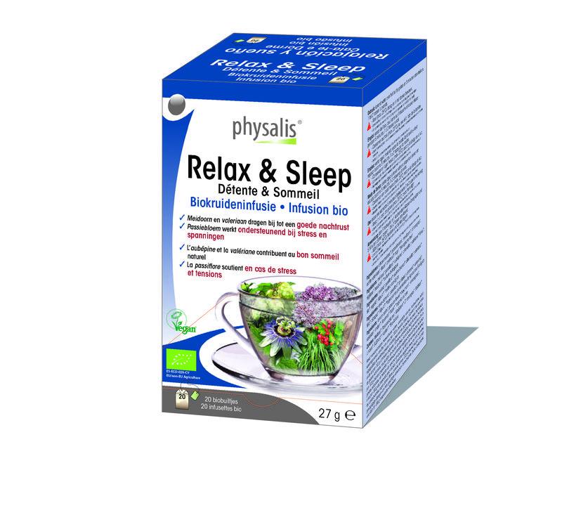 Physalis Relax & sleep thee bio 20 zakjes