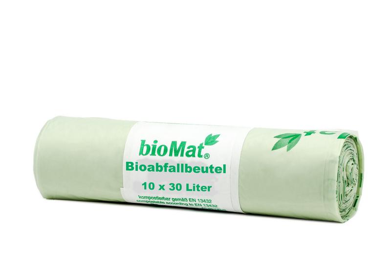 Biomat Wastebag compostable 30 liter 10 stuks